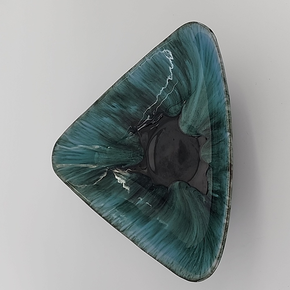 Blue Mountain Pottery Triangle Dish